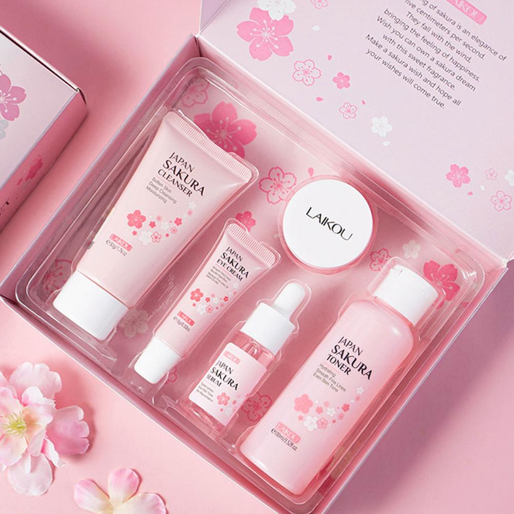 Skincare Glowing - LAIKOU Japan Sakura Zestaw do pielęgnacji