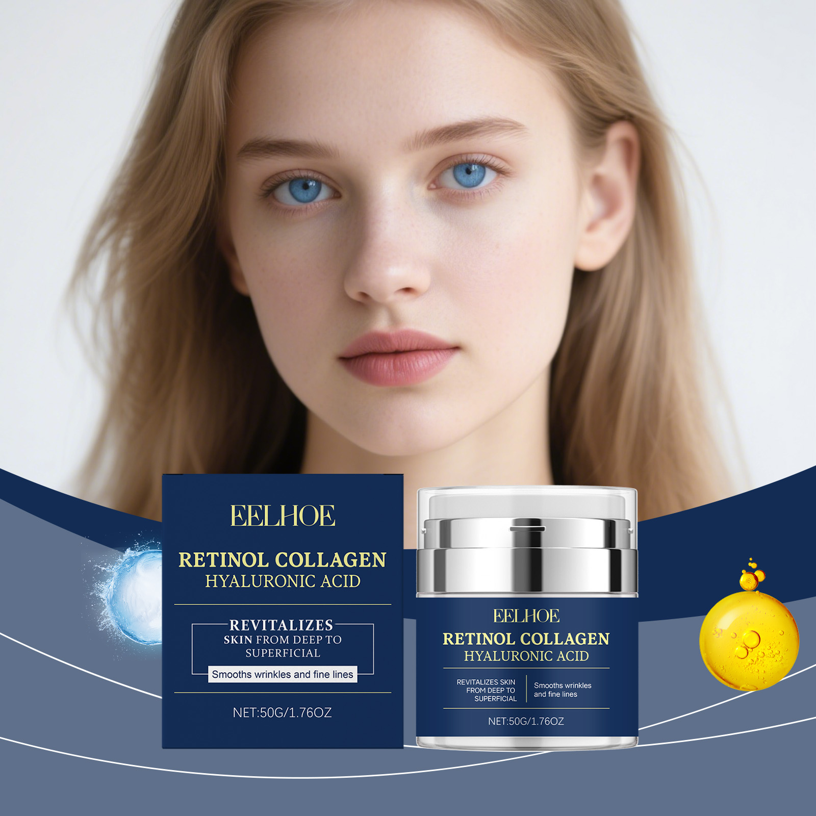 Retinol Cream - EELHOE Krem z Retinolem i Kolagenem