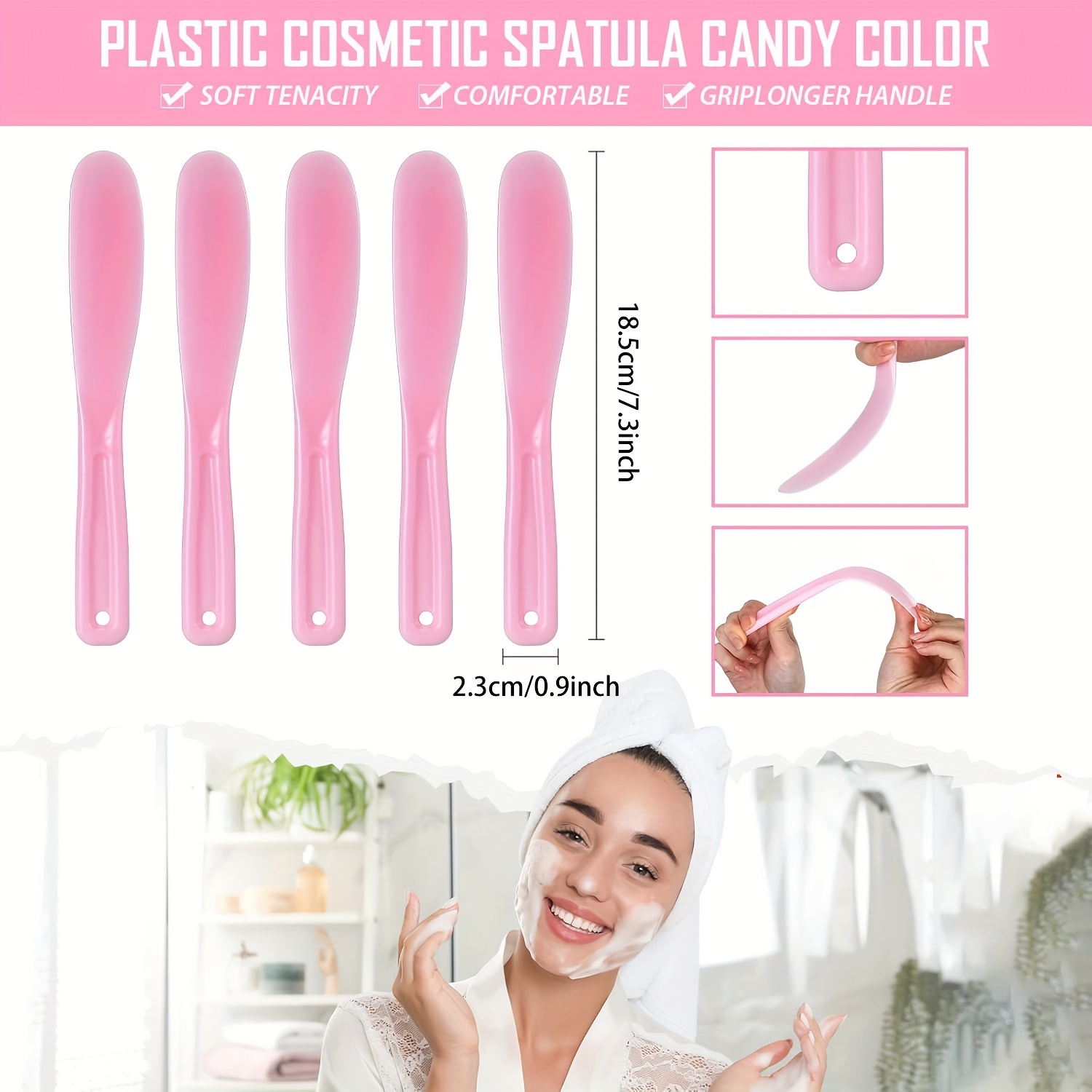 20 sztuk – plastikowa długa sz – Face Mask Skincare recenzja i cena
